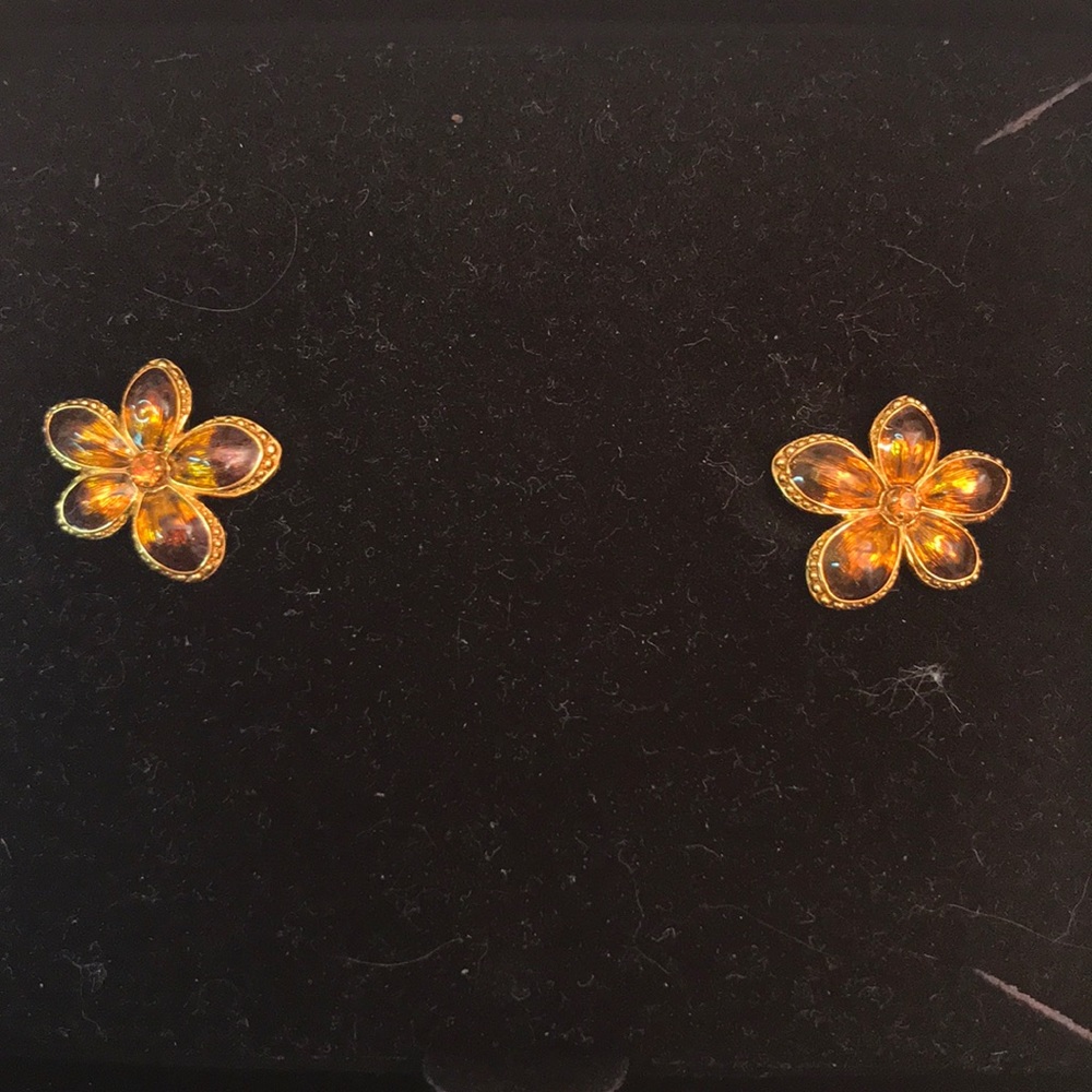 Joan Rivers brooch and matching post earrings